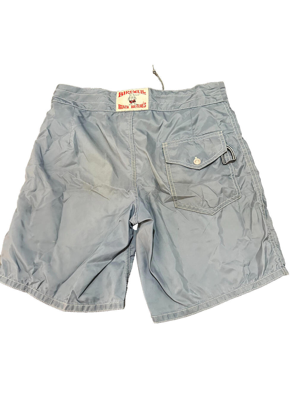 Birdwell Beach Britches Board Shorts Men 29 Blue 310 Surf Trunk 8" Made USA Swim